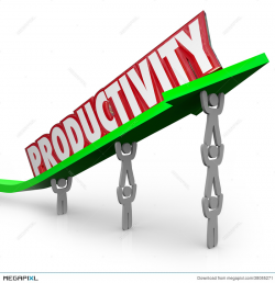 Productivity Efficient Teamwork Productive People Working ...