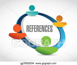 Stock Illustration - References team sign concept. Clipart ...