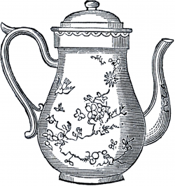 Free Vintage Teapot Clip Art - The Graphics Fairy