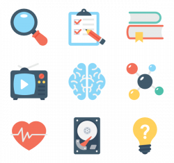 22 education science technology icon packs - Vector icon packs - SVG ...