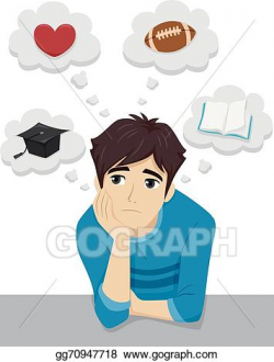 Vector Stock - Teenage male interests. Clipart Illustration ...