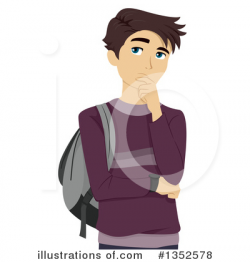 Teenage Boy Clipart #1352578 - Illustration by BNP Design Studio