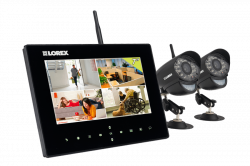 Wireless Home Camera System with 2 Outdoor Cameras | Lorex