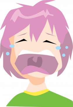 Clipart - Crying Boy 2