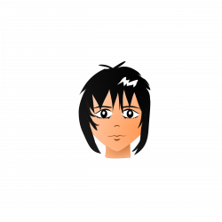 Girl - black hair teenager Icons PNG - Free PNG and Icons Downloads