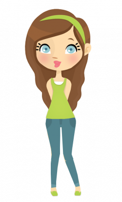 28+ Collection of Teenage Girl Clipart Png | High quality, free ...