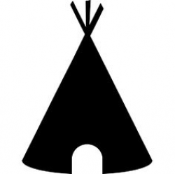 Teepee silhouette clip art. Download free versions of the image in ...