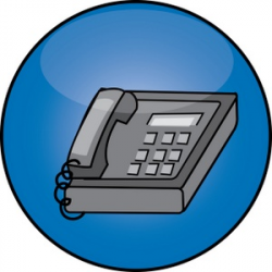 Free Telephone Clipart Image 0515-0909-2814-4433 | Business ...