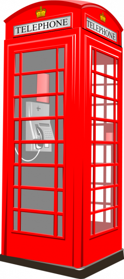 London Phone booth Clipart, vector clip art online, royalty free ...