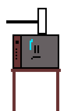 Unlucky old TV | Pixel Art Maker