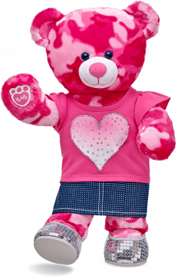 BABW Pink Camo Bear Dressed Clipart by SallyFinkelstein13 on DeviantArt