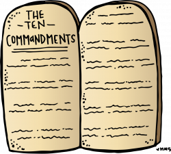 28+ Collection of Ten Commandments Clipart | High quality, free ...