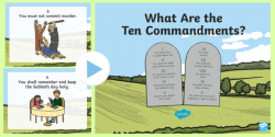 The Ten Commandments PowerPoint