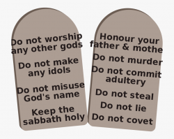 Free Clipart - 10 Commandments Stone Clipart #476798 - Free ...