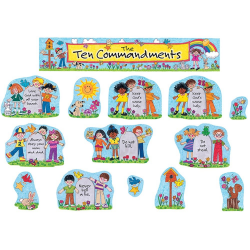 Childrens Ten Commandments Bulletin Board