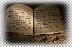 Old Testament Law Of Moses Bible Ten Commandments PNG ...
