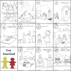 Simple 10 Commandments for Kids (Free Printable) Poster ...