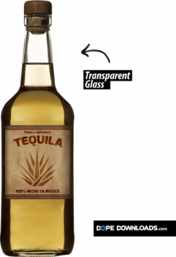 Mexican Tequila Bottle (PSD) | Official PSDs