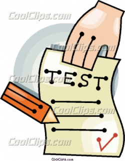 School Test Clipart