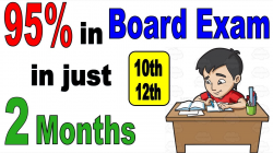 How To Score 95 in Board Exam in 2 Months - 10th & 12th [Hindi - हिन्दी] ✔
