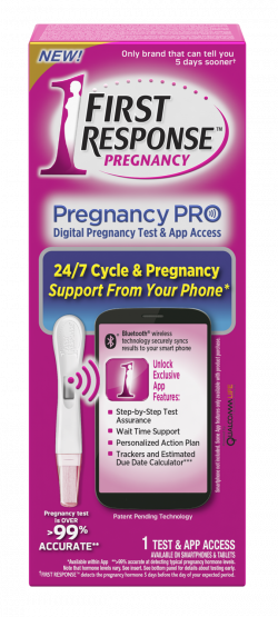 Pregnancy PRO a Bluetooth Pregnancy Test | First Response | FIRST ...