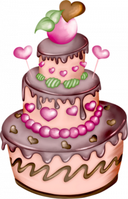 Gâteau : dessin couleur | Greetings/ Wishes/Thanks/... | Pinterest