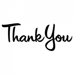 Thank You Simple Text transparent PNG - StickPNG