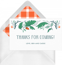 Camping Weekend Thank You Notes | Greenvelope.com