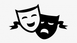 Theatre Clipart Comedy Tragedy - Drama Masks Transparent ...