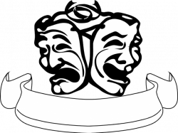 Theatre Masks Clipart 5 - 550 X 486 | carwad.net