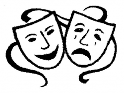 Theatre Masks Clipart - Cliparts.co | Acting class | Clip ...
