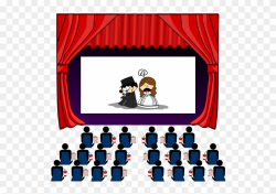 Theatre Clipart Stage - Theatre Curtains Clip Art - Png ...