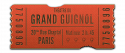 Clipart - Grand Guignol ticket
