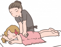 massage cartoon | Cartoonwjd.com