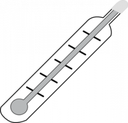 Thermometer Hot - Outline Clip Art at Clker.com - vector clip art ...