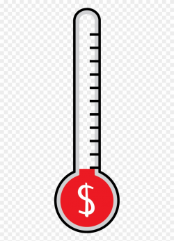 Goal Thermometer Png - Money Raised Thermometer Png Clipart ...