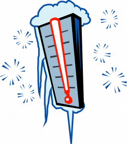 Cold Temperature Weather Thermometer Clip art - Winter thermometer ...