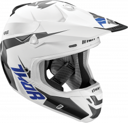 Thor MX Verge Motocross Helmet Rebound White Grey | 1stMX.co.uk