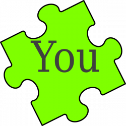 Puzzle Piece You Clip Art at Clker.com - vector clip art online ...