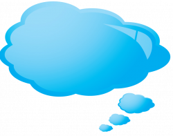 blue thought cloud | Free Clip Art for Teachers