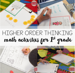 Higher Order Thinking Math in 1st Grade | Pinterest | Math ...