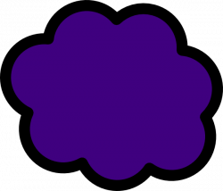 Purple Cloud Clip Art at Clker.com - vector clip art online, royalty ...