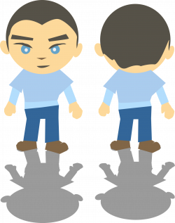 Clipart - White Boy - PNG