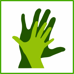 Clipart - eco green solidarity icon