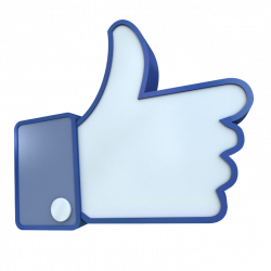 Facebook Like 3d Clipart