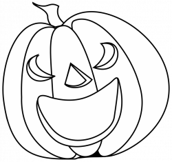 Halloween Black And White Pumpkin Clipart Wikiclipart Carving ...