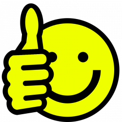 Clipart - Thumbs up smiley - Clip Art Library