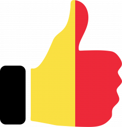 Clipart - Thumbs Up Belgium