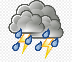Thunderstorm Weather Rain Clip art - Thunderstorm Cliparts png ...