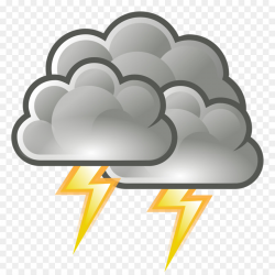 Thunderstorm Cloud Free content Clip art - Realistic Weather ...